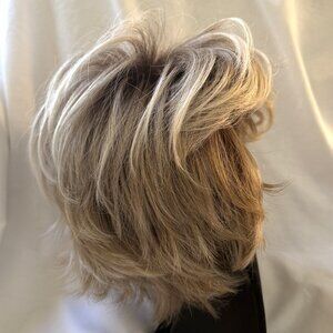 Toni Brattin Vivacious Short Cut Wig Blonde Pixie Layered Shadow Shade Regular